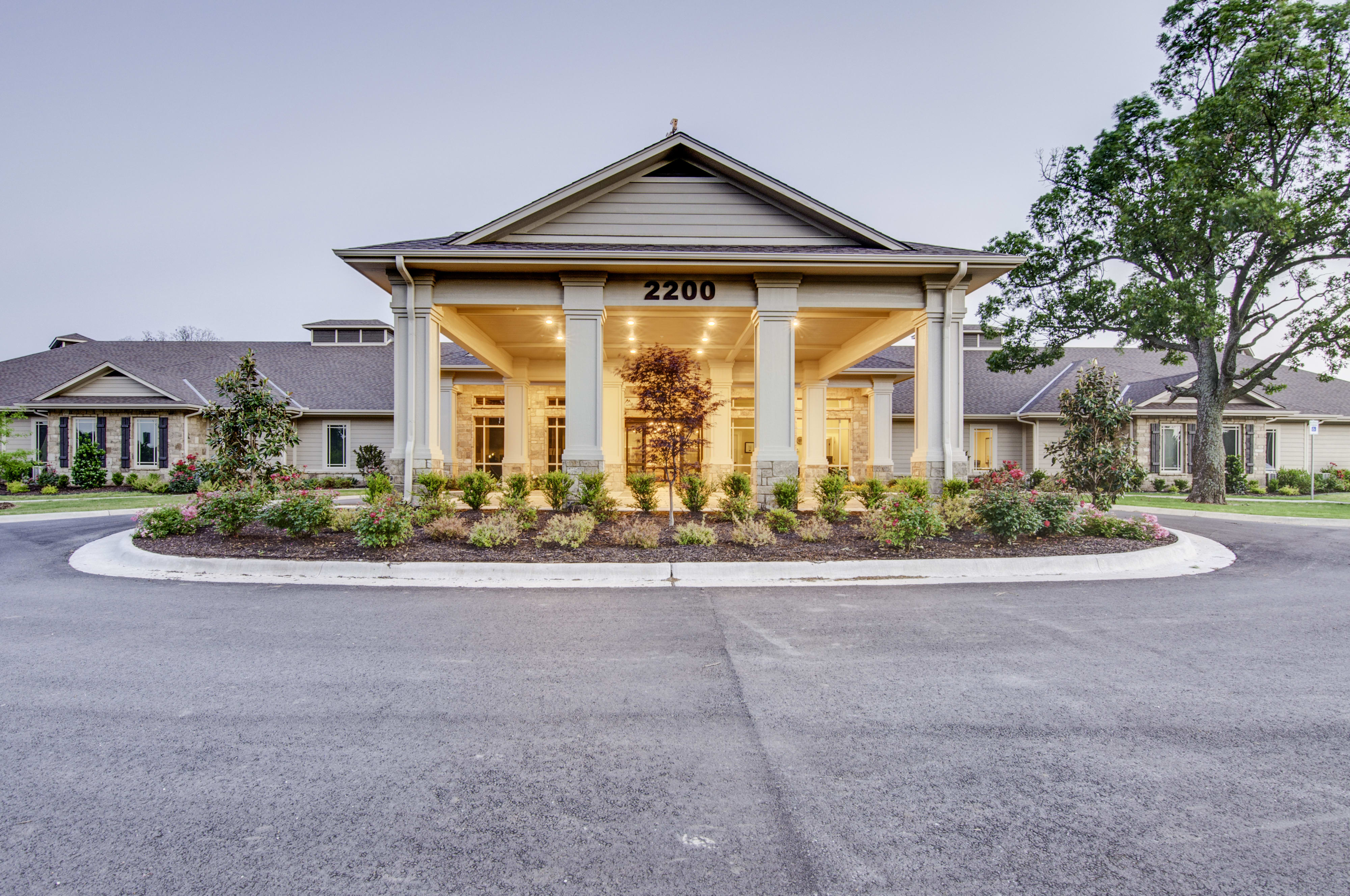 Village on the Park Rogers community exterior