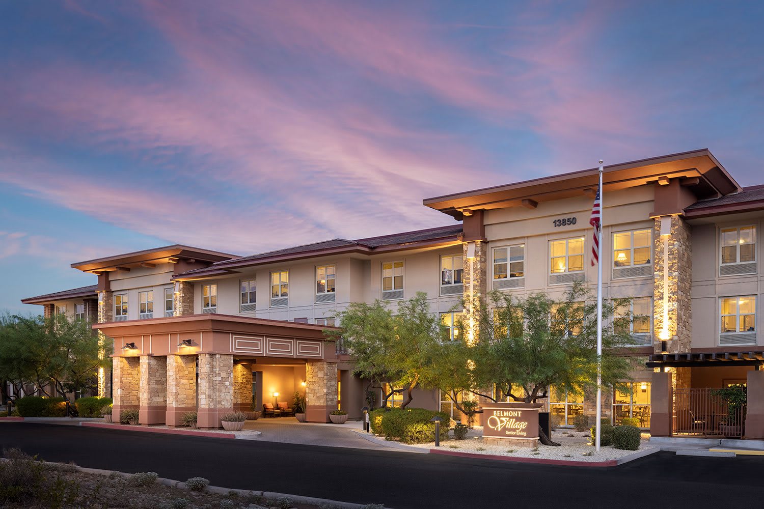 Belmont Village Scottsdale community exterior