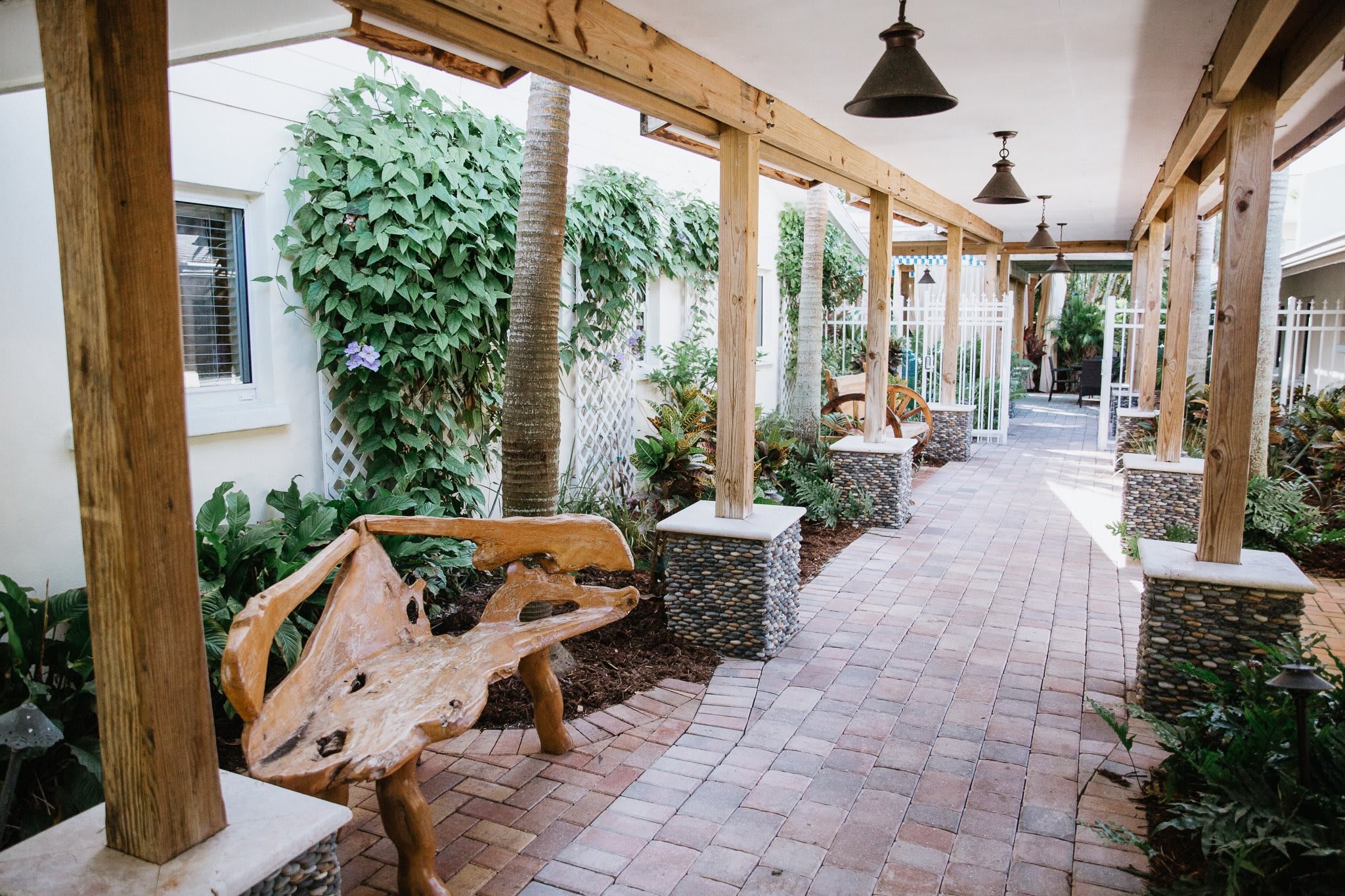 A Banyan Residence outdoor common area