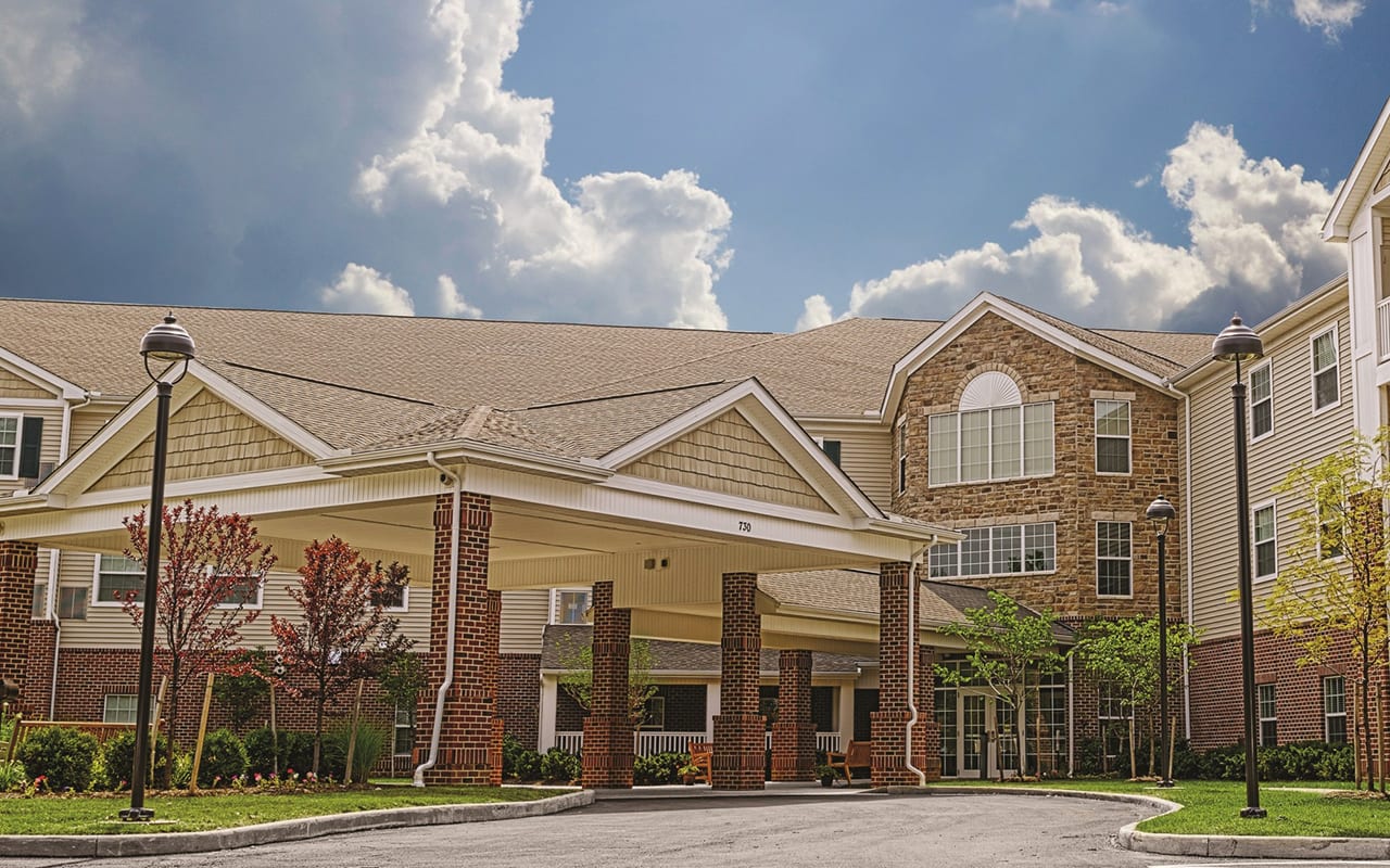 Danbury Westerville-Parkside Village community entrance