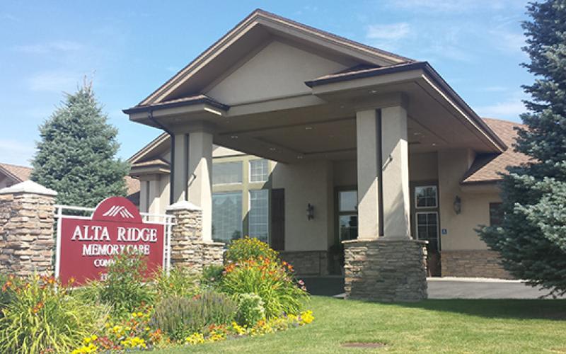 Alta Ridge of Sandy Memory Care community exterior