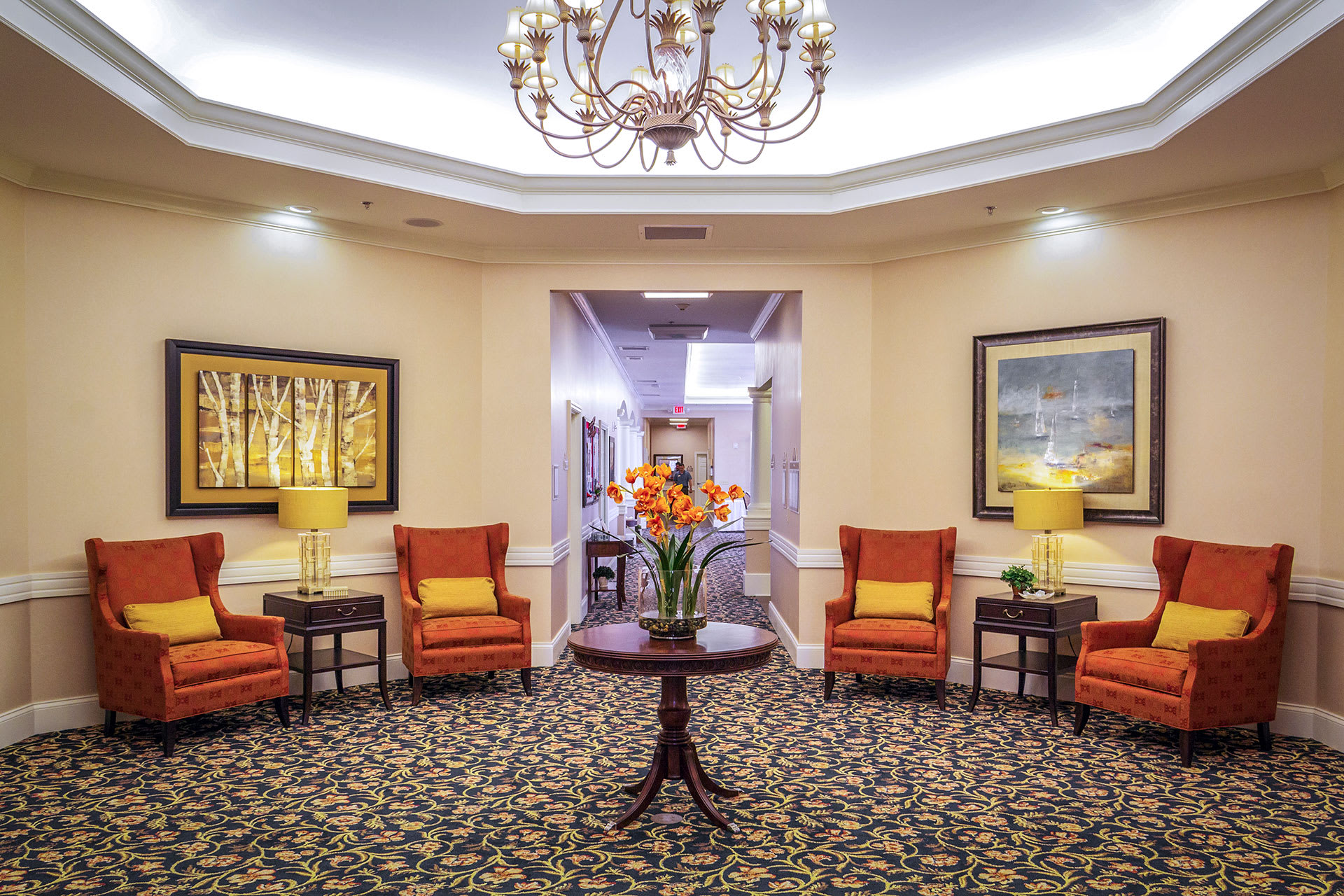 Benton House of Blue Springs lobby