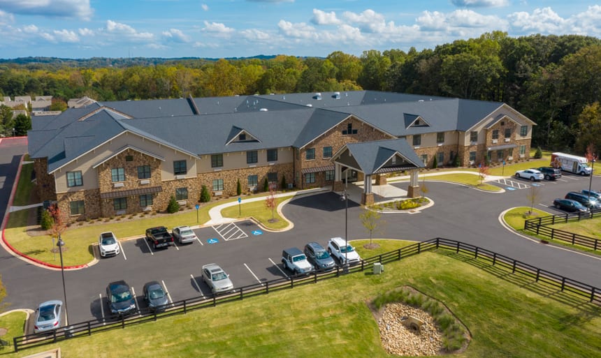 Brickmont of West Cobb aerial view of community