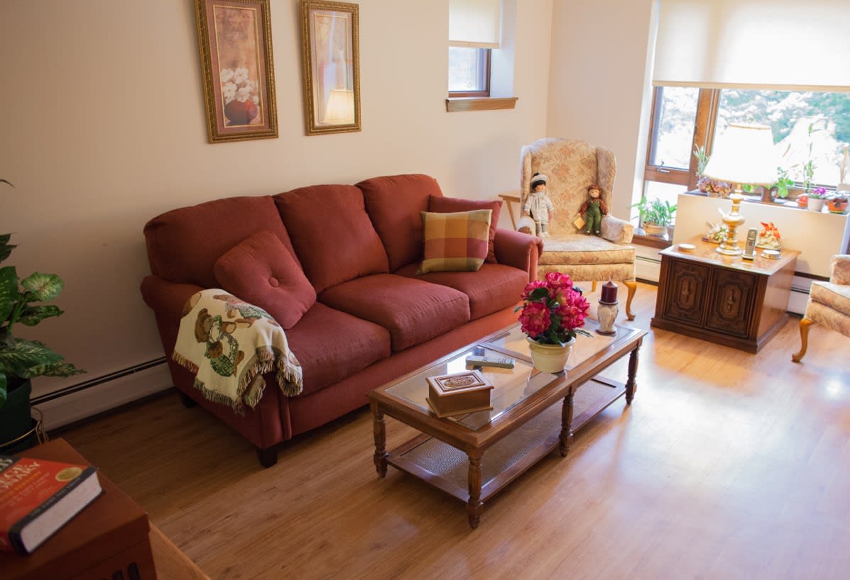 Ascension Living Resurrection Village in-unit seating area