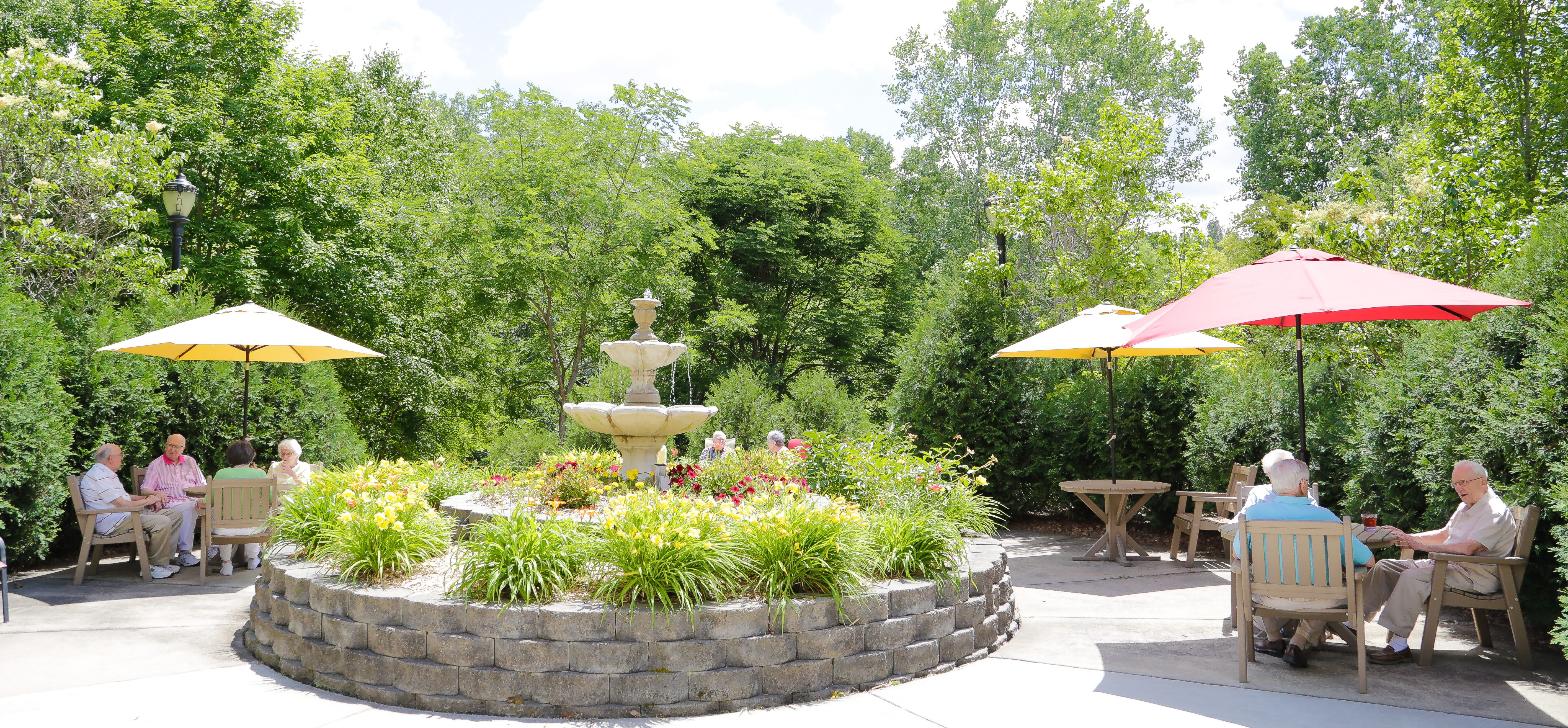 Summit Place Senior Campus patio