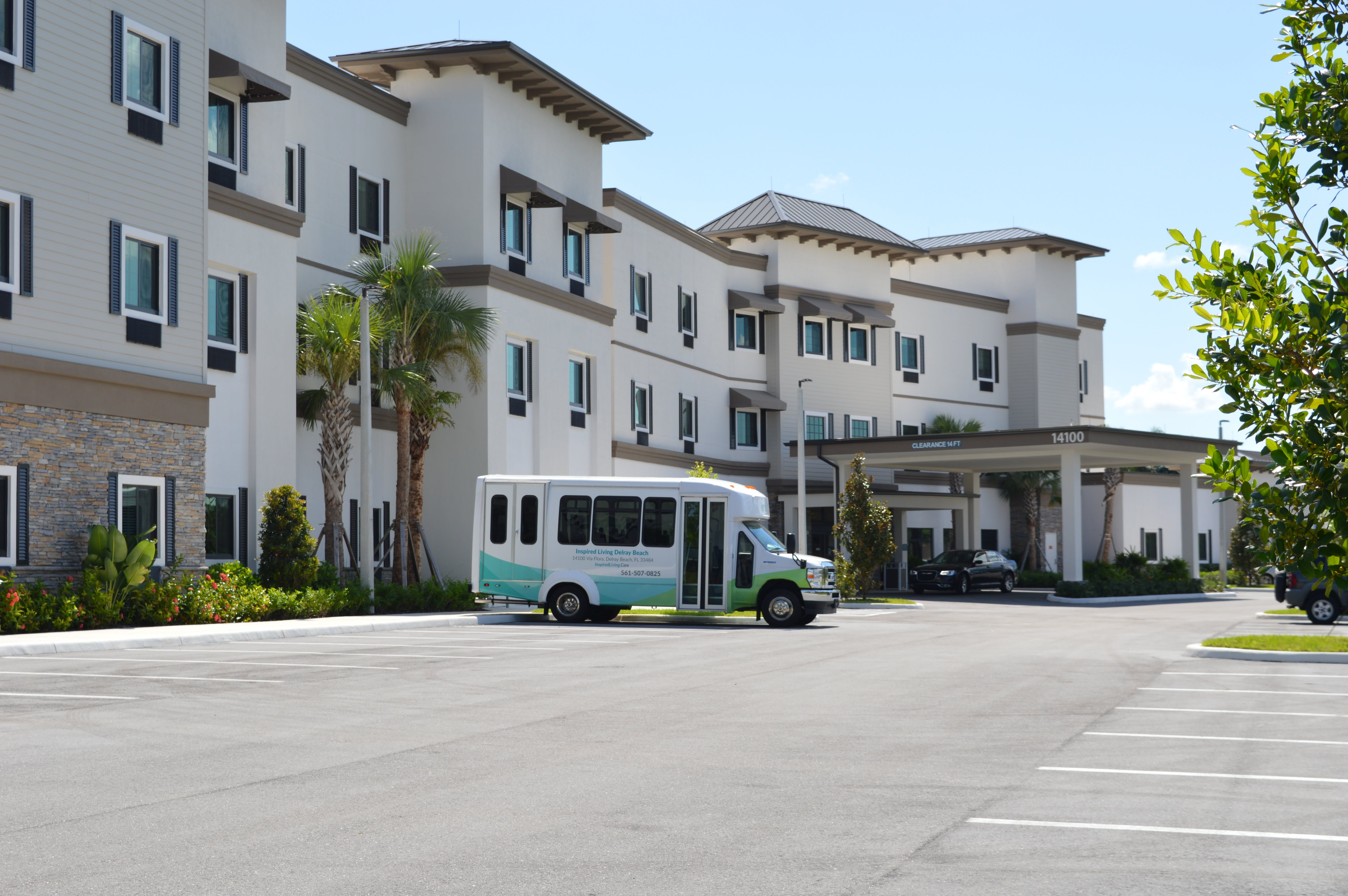 Delray Beach Senior Living community exterior