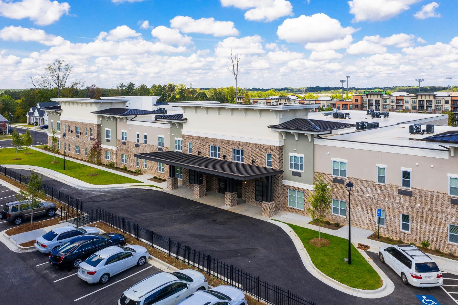 The Addison of Gwinnet Park aerial view of community