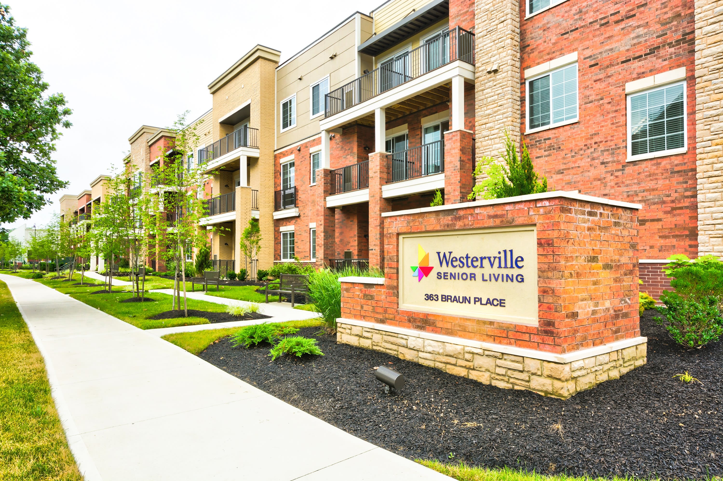 Westerville Senior Living community building exterior