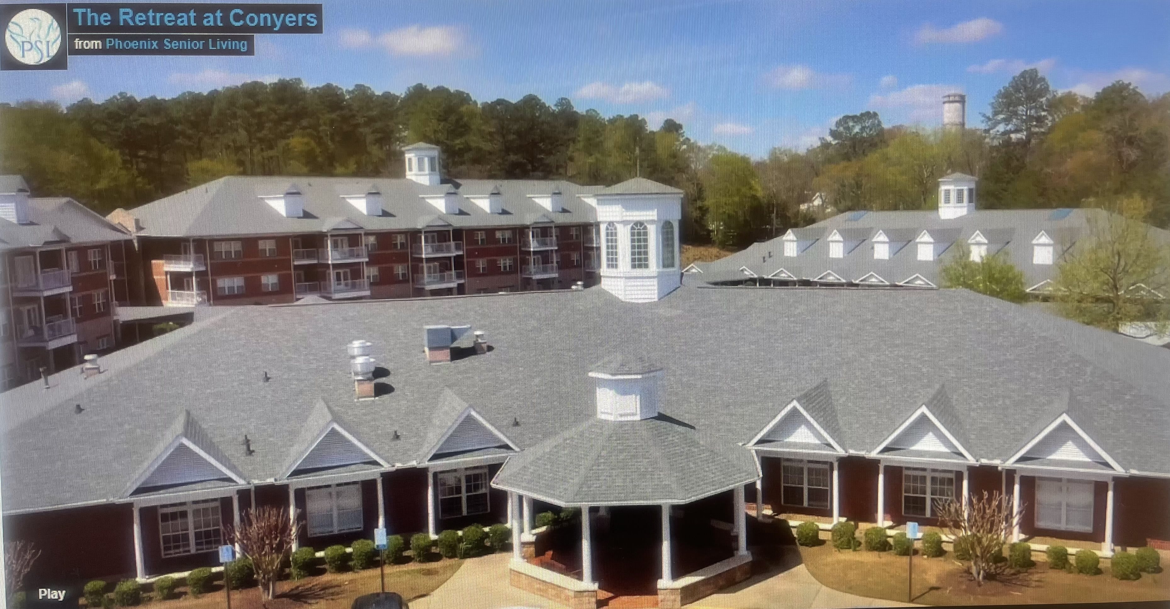 The Retreat at Conyers aerial view of community