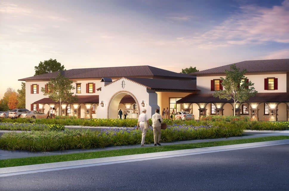 Regency Palms Senior Living Colton community exterior