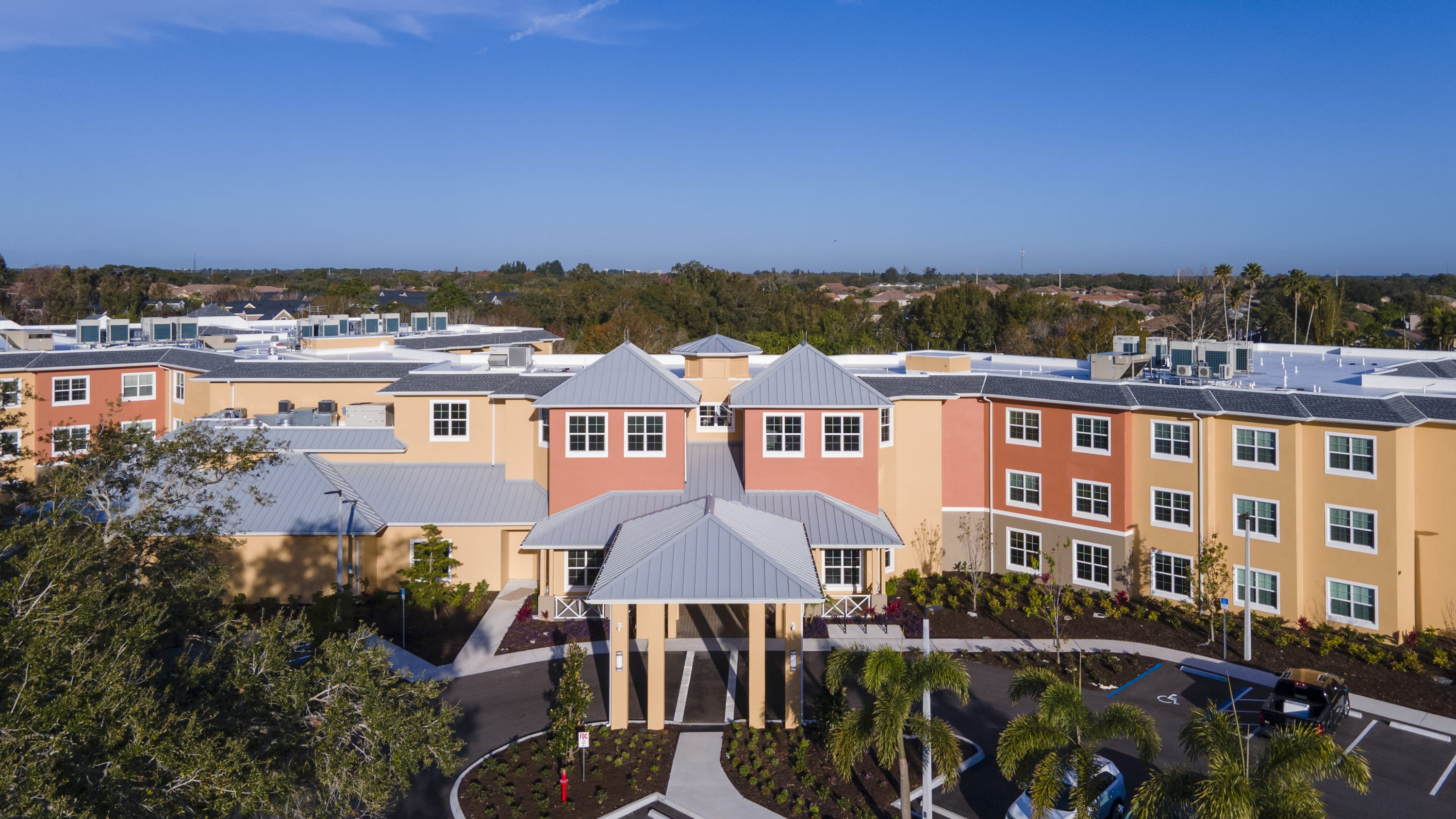 Sarabella Senior Living aerial view of community