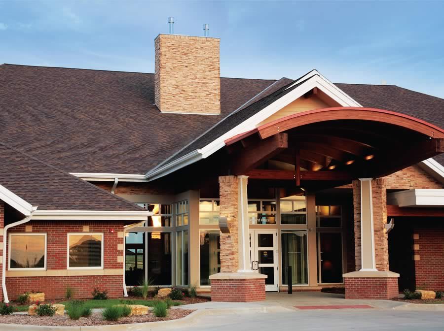 Woodlands Creek Senior Living community exterior