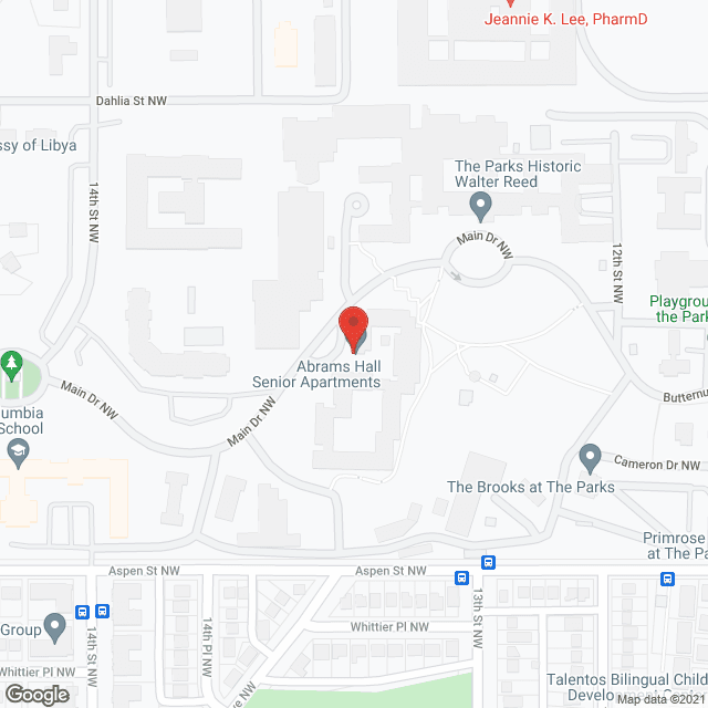 Abrams Hall Senior Apartments in google map