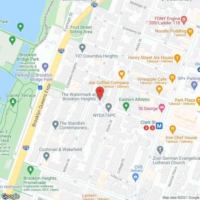 The Watermark at Brooklyn Heights in google map