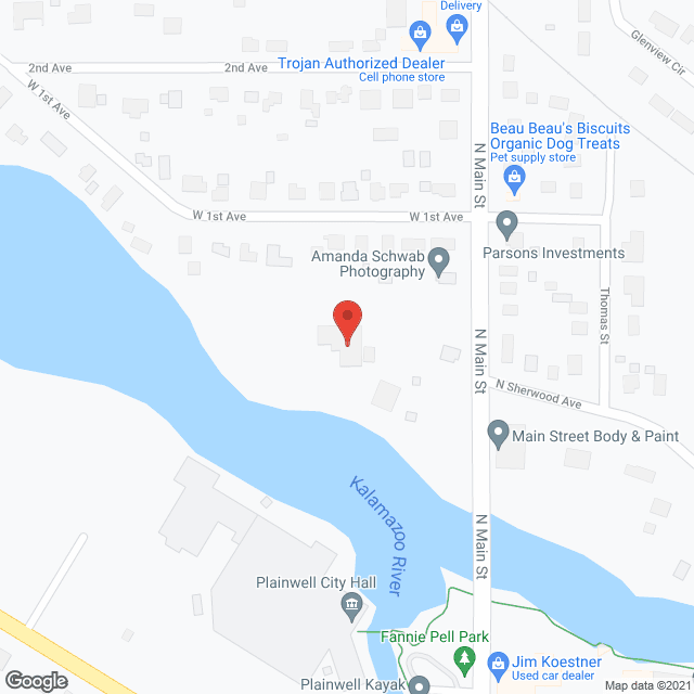 The Oaks in google map