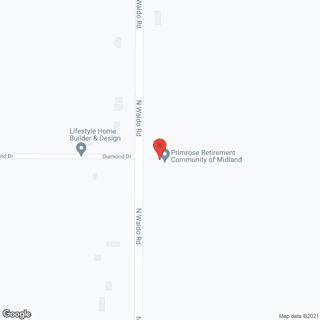 Midland Primrose Opening Spring 2019 in google map