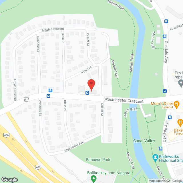 143 Westchester in google map