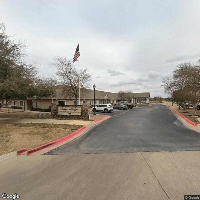 street view of Cedar Ridge Alzheimers Special Care Center