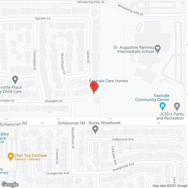 Eastvale Boarding Care in google map