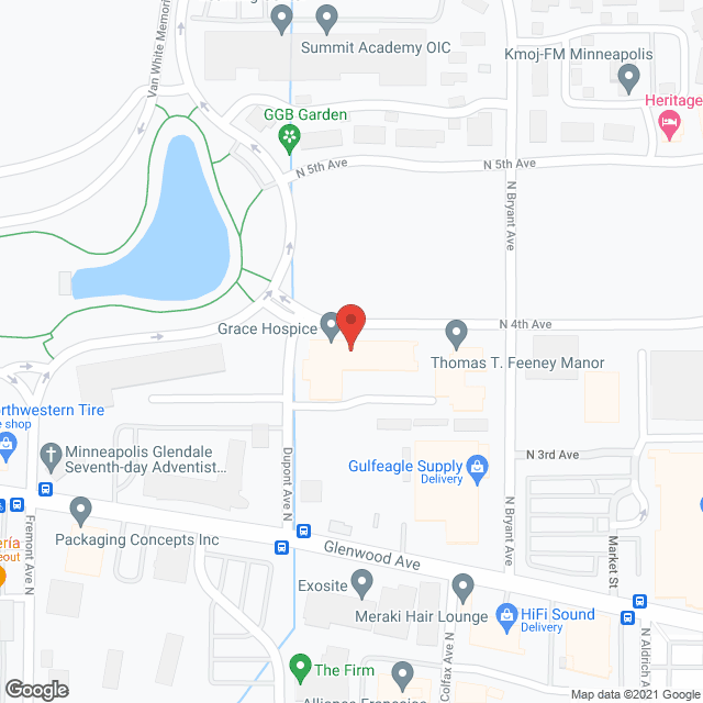 Open Circle of Heritage Park in google map