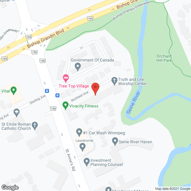 Chalet Louis Riel in google map