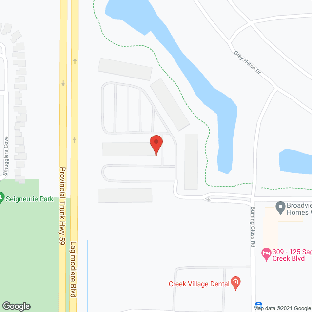 Creekside Terrace in google map