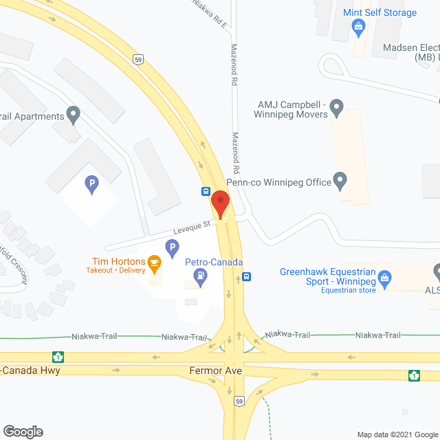 Dawson Trail Apartments (PMco) in google map