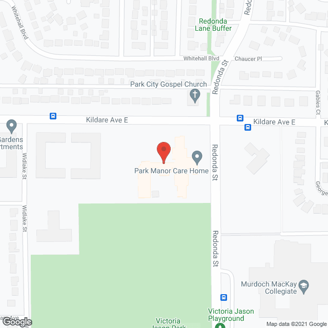 East Park Lodge in google map