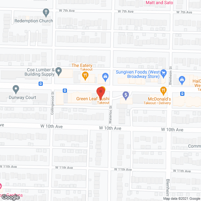 Broadview Housing Co-Op in google map