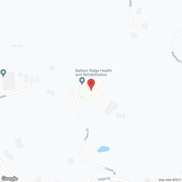 Ballwin Ridge Health and Rehabilitation in google map