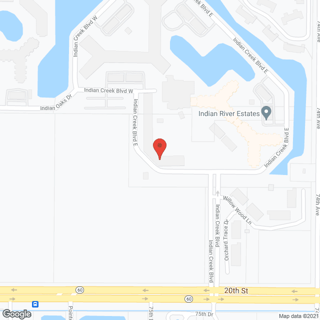 Indian River Estates in google map