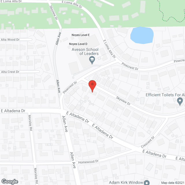 Mountainview Estates in google map