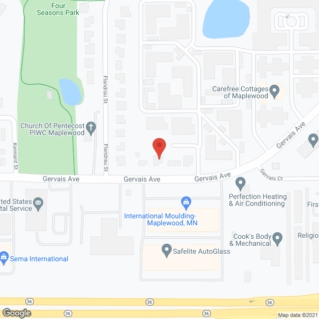 Essling's Homes Plus Inc in google map