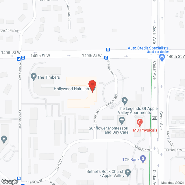 Summerhill of Apple Valley/Co-Op in google map