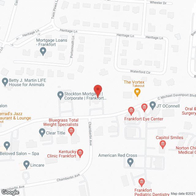 Frankfort Active Day and Rehab in google map