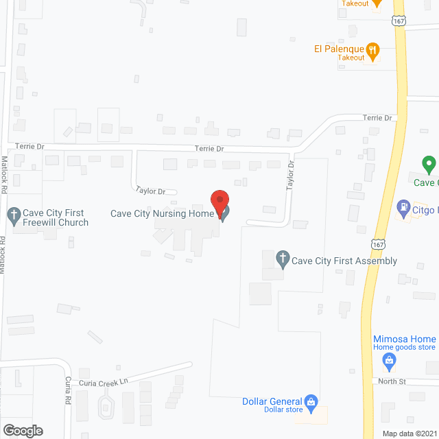 Cave City Nursing Home in google map