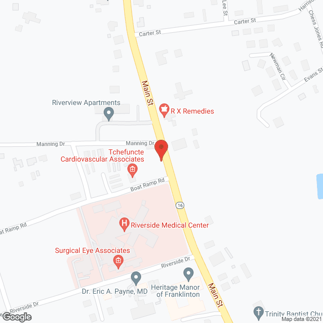 Riverside Medical Ctr in google map