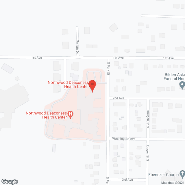 Northwood Deaconess Health Ctr in google map