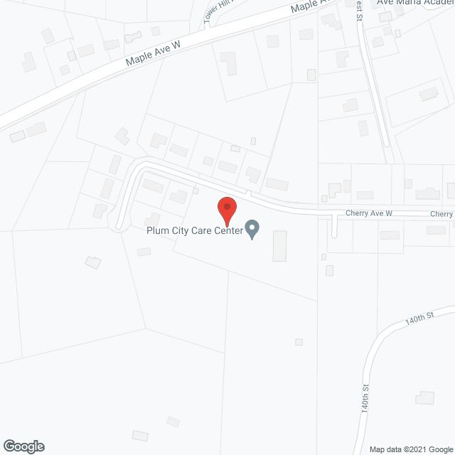 Plum City Care Ctr in google map