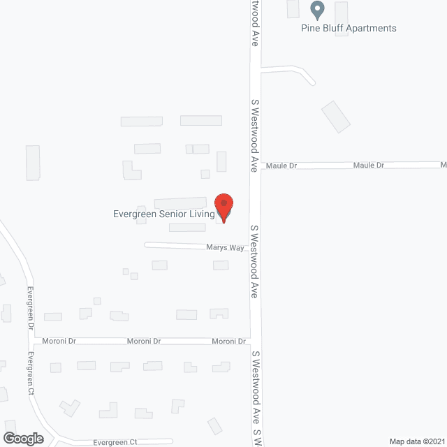 Evergreen Heights in google map