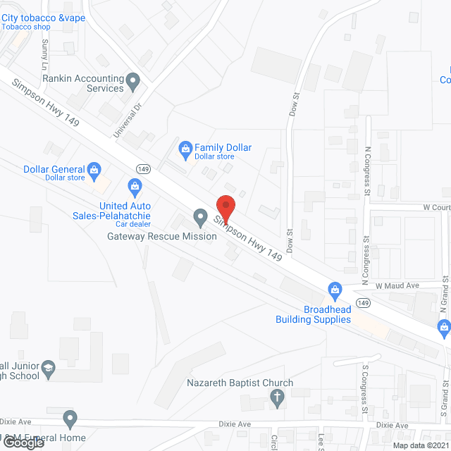 Boswell Regional Ctr in google map