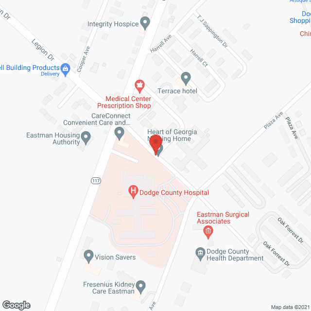 Heart of Georgia Nursing Home in google map