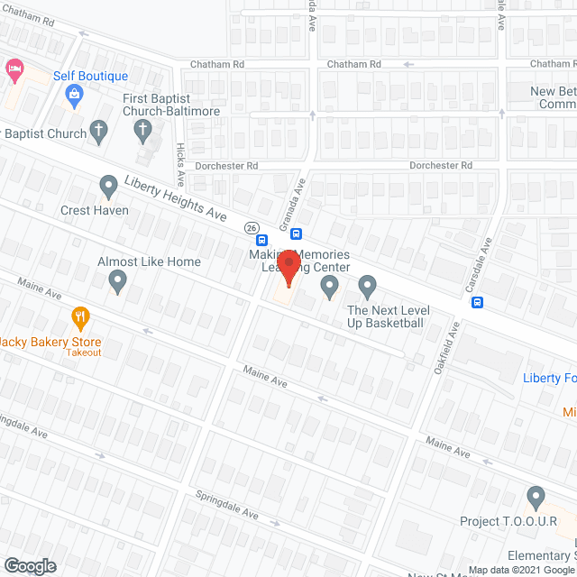 Millennium Health Rehab Lbrty in google map