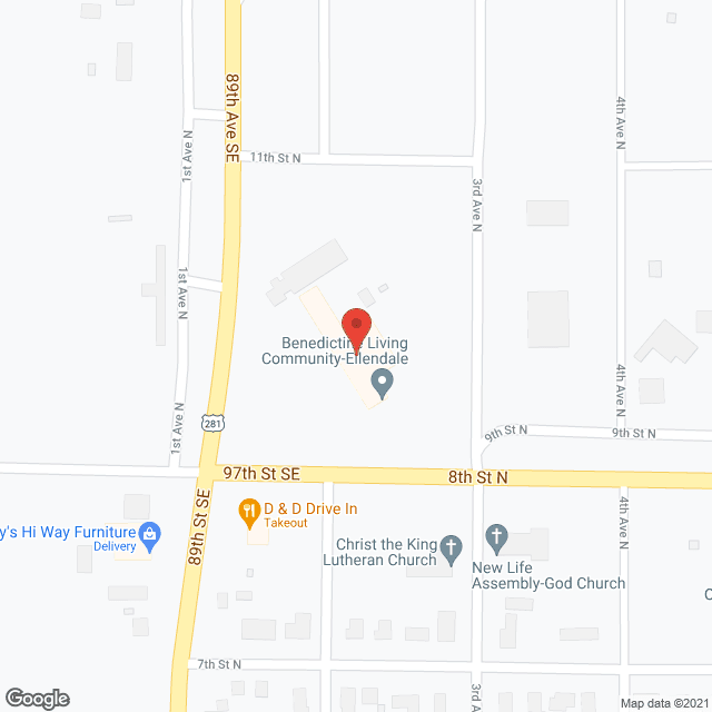 Benedictine Living Community Ellendale in google map