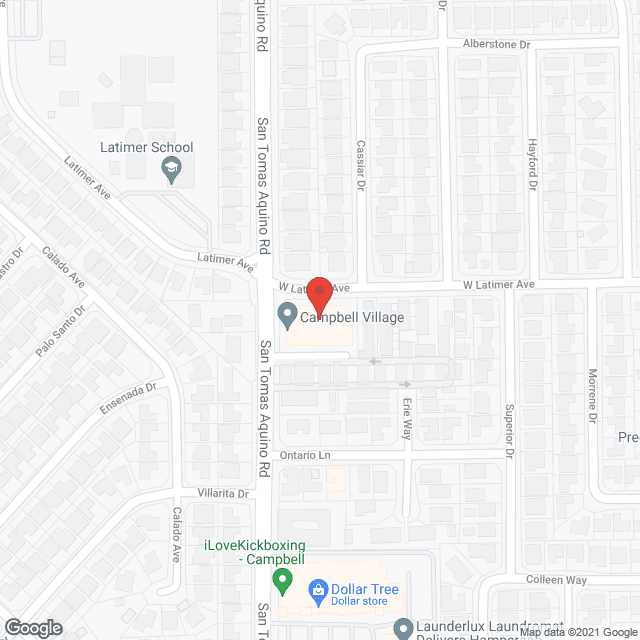 Atria Campbell-SOLD in google map