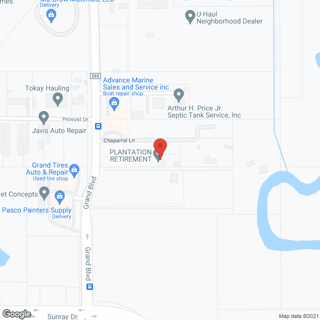 Plantation Retirement Inc in google map