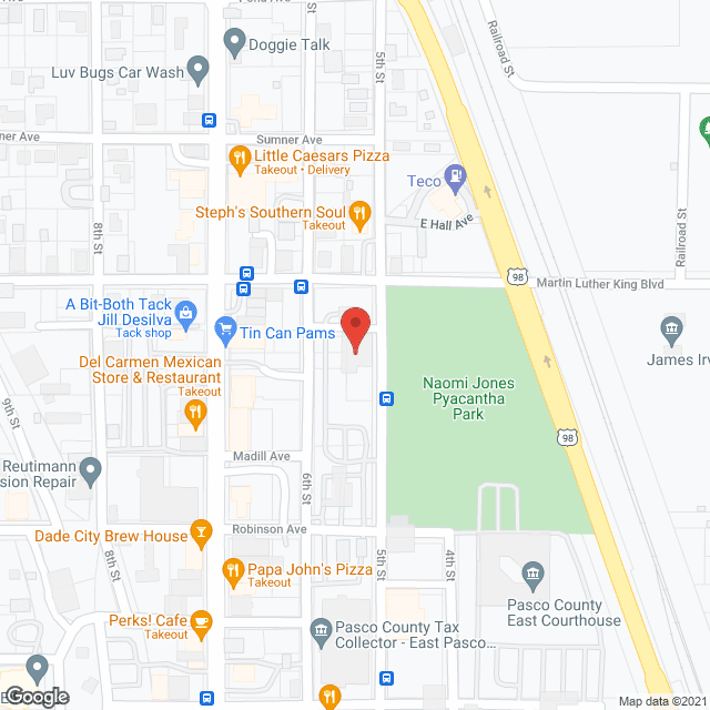 Pasco Nursing & Rehab Ctr in google map