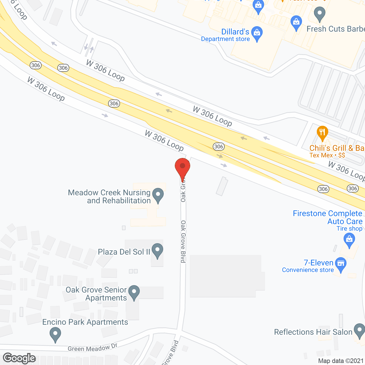 Meadow Creek Nursing and Rehabilitation in google map