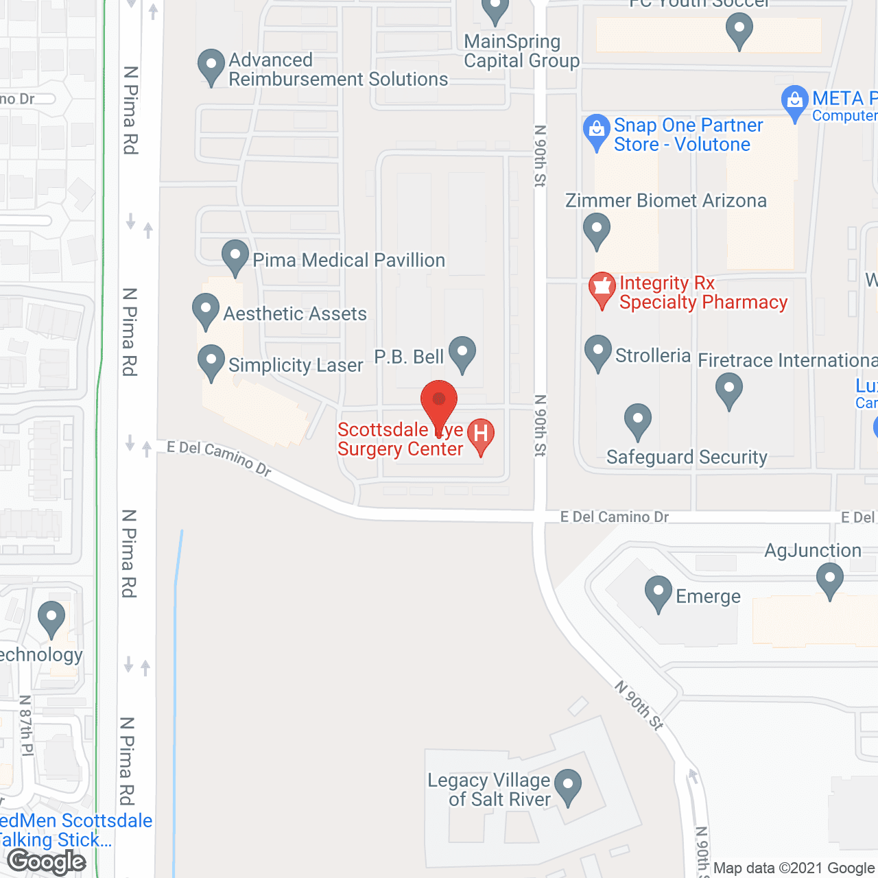 Legacy Village of Salt River in google map