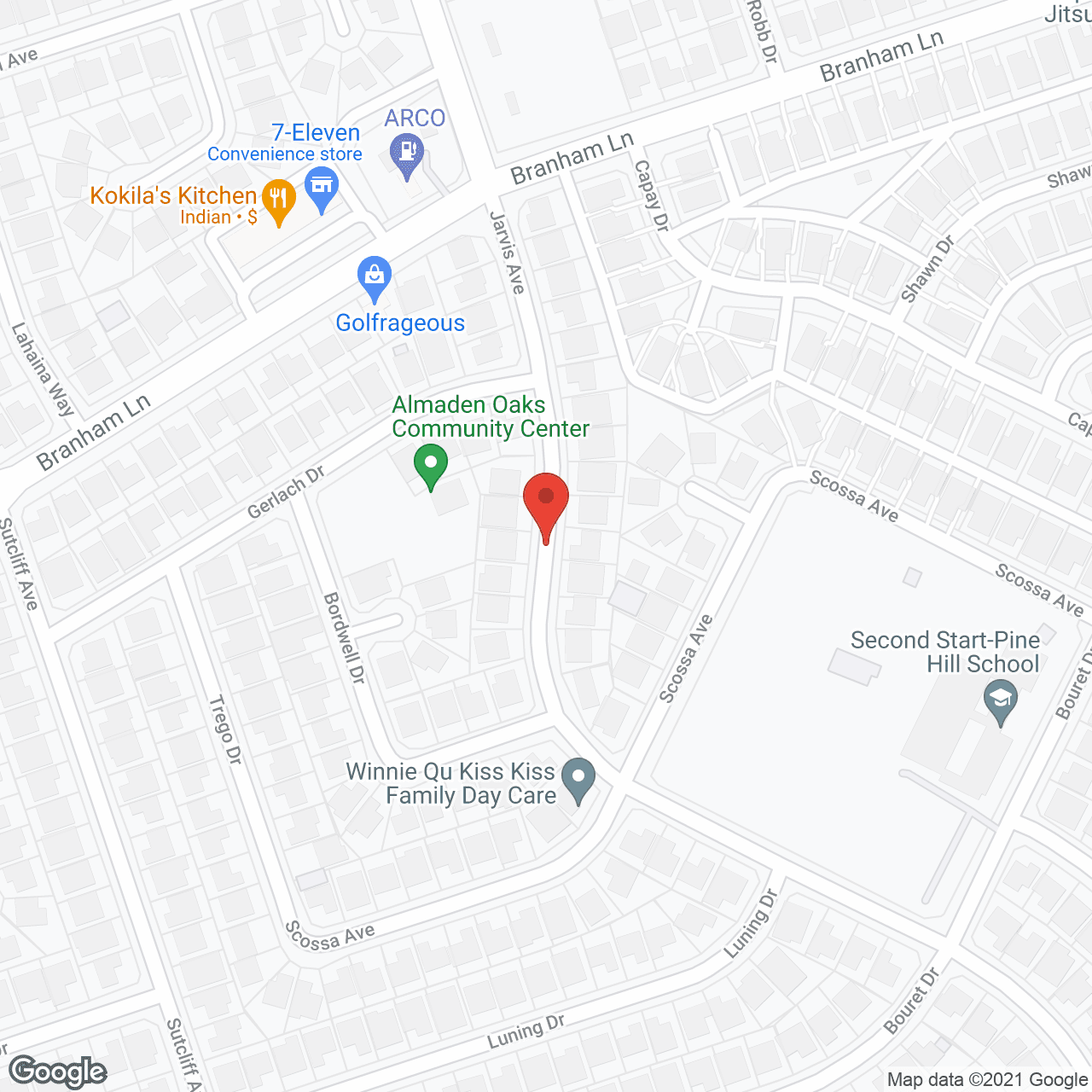 The Watermark at Almaden in google map